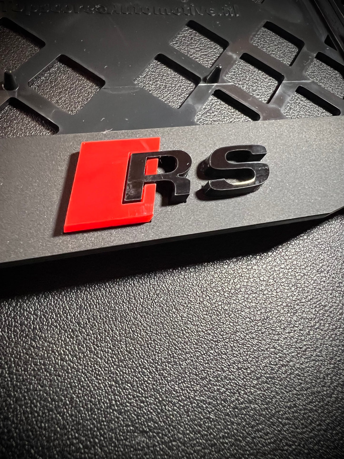 Audi RS : Kentekenplaathouder